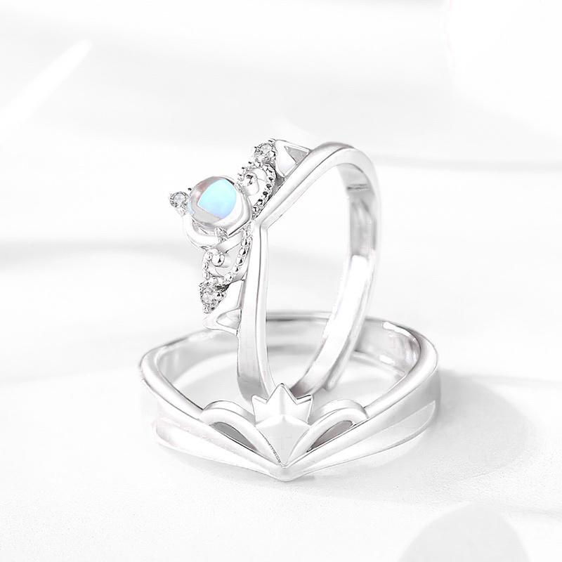 「感動 」情侶戒指💍 ｜S925純銀或鍍銀｜活口對戒｜免費刻字✒️｜