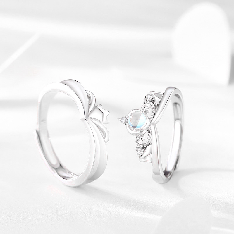 「感動 」情侶戒指💍 ｜S925純銀或鍍銀｜活口對戒｜免費刻字✒️｜