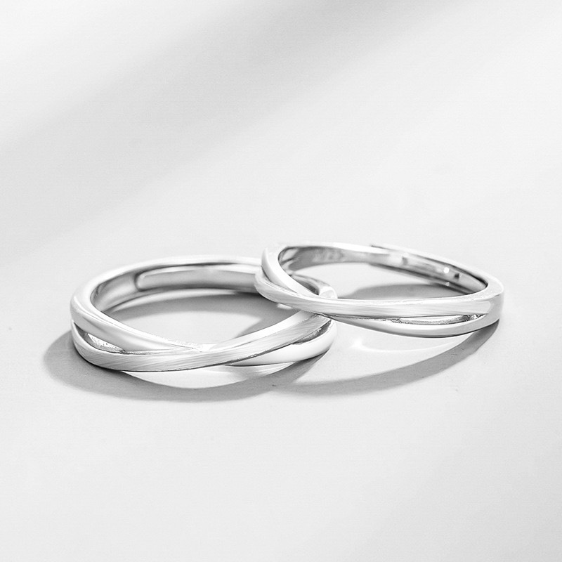 「只是太愛你 」情侶戒指💍 ｜S925純銀｜活口對戒｜免費刻字✒️｜