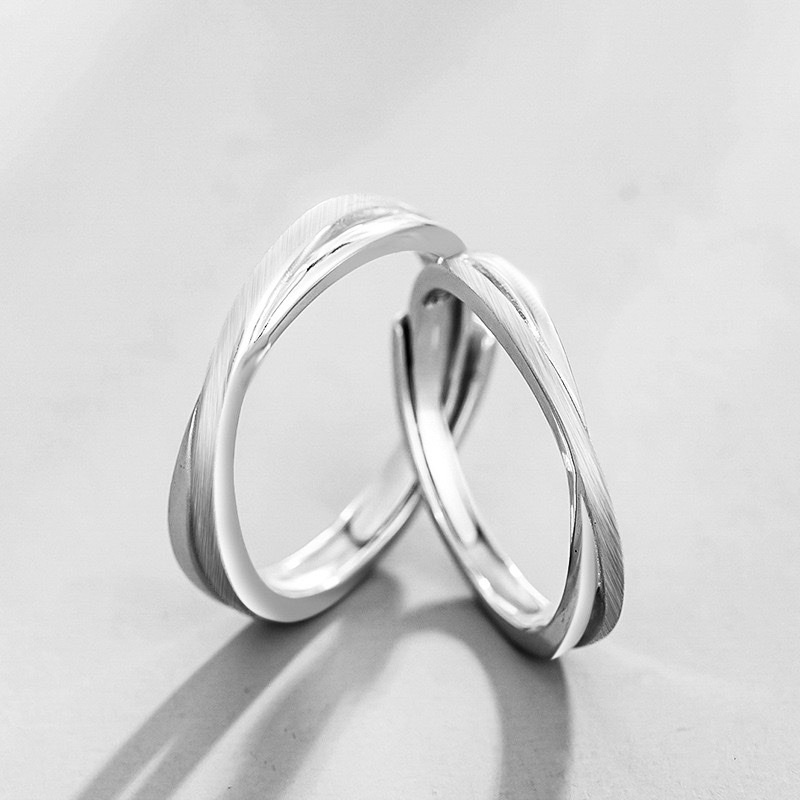 「只是太愛你 」情侶戒指💍 ｜S925純銀｜活口對戒｜免費刻字✒️｜