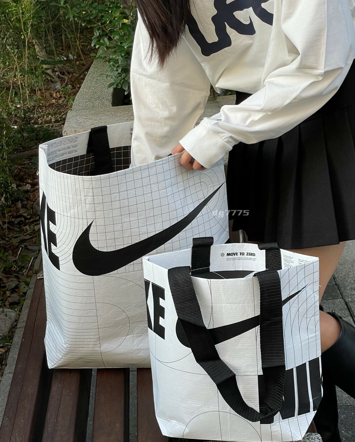 #現貨激推 韓國限定 NIKE 防水購物袋 外出收納包 大容量