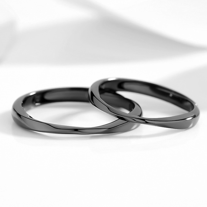 「細節」情侶戒指💍 ｜S925純銀｜活口對戒｜免費刻字✒️｜