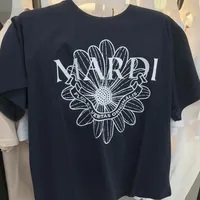 [S] MARDI TSHIRT FLOWERMARDI ALUMNI,NAVY WHITE, MFK33JSS005NVWH00 (SMD12)