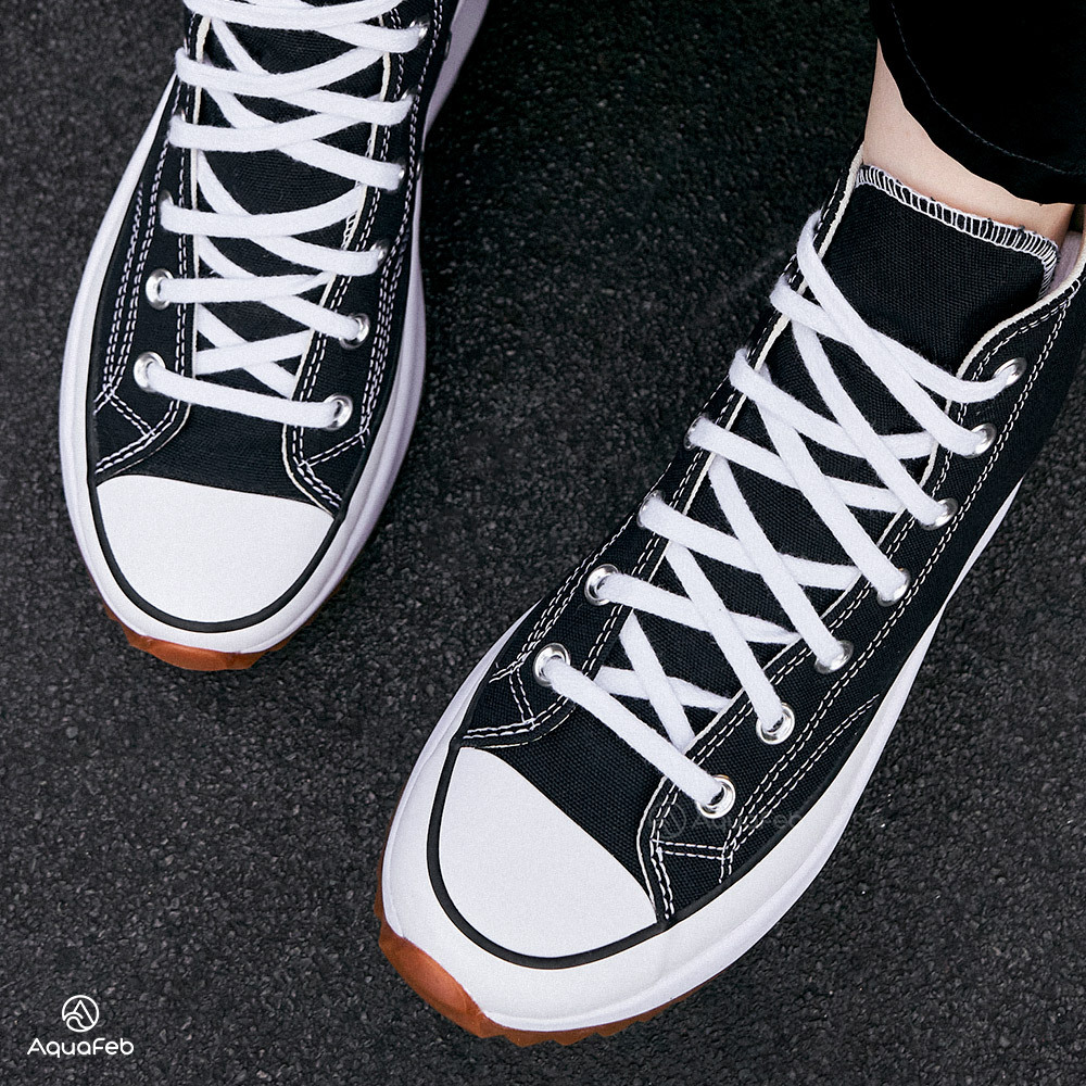 Converse Run Star Hike 男女鞋黑色鋸齒厚底非JW聯名款休閒鞋166800C
