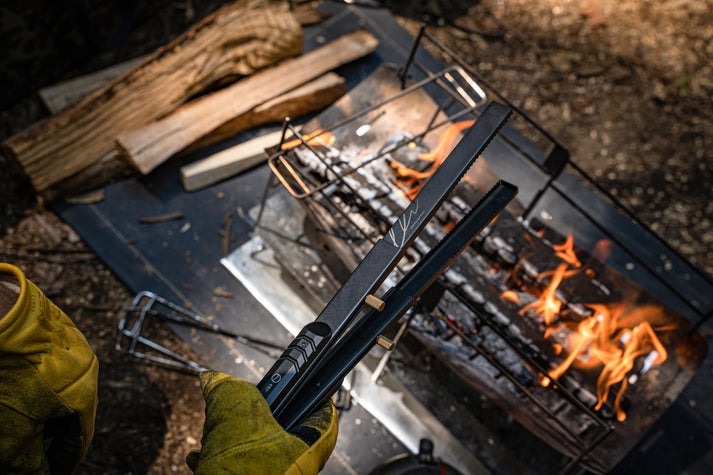 日本ZEN 不鏽鋼伸縮炭火夾