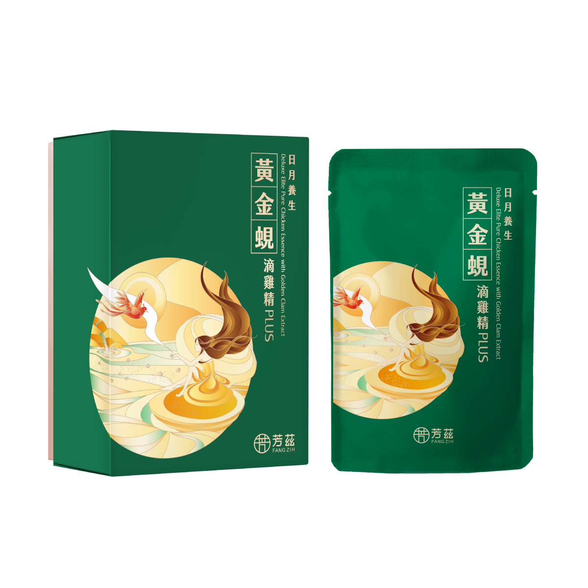 芳茲黃金蜆滴雞精PLUS+ (常溫) -彩盒款 8包/盒