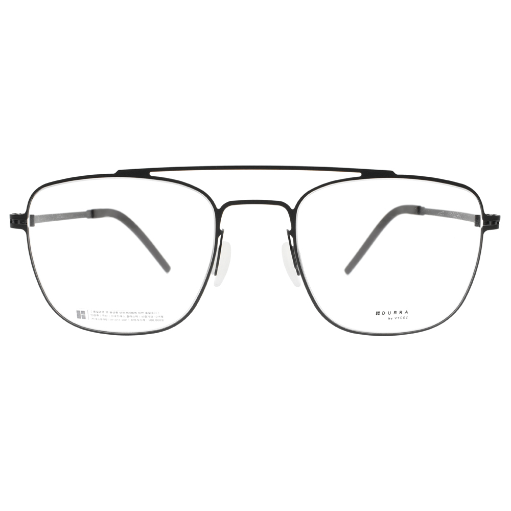 【VYCOZ】DR9201 (三色) 雙槓飛官框 - DURRA薄鋼系列