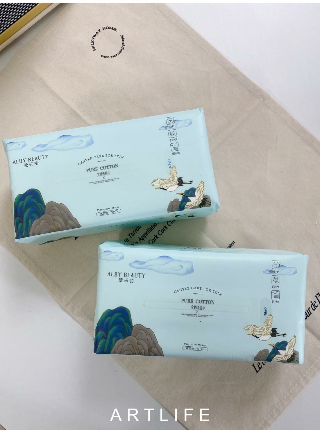 超好用 純棉加厚拋棄式洗臉巾