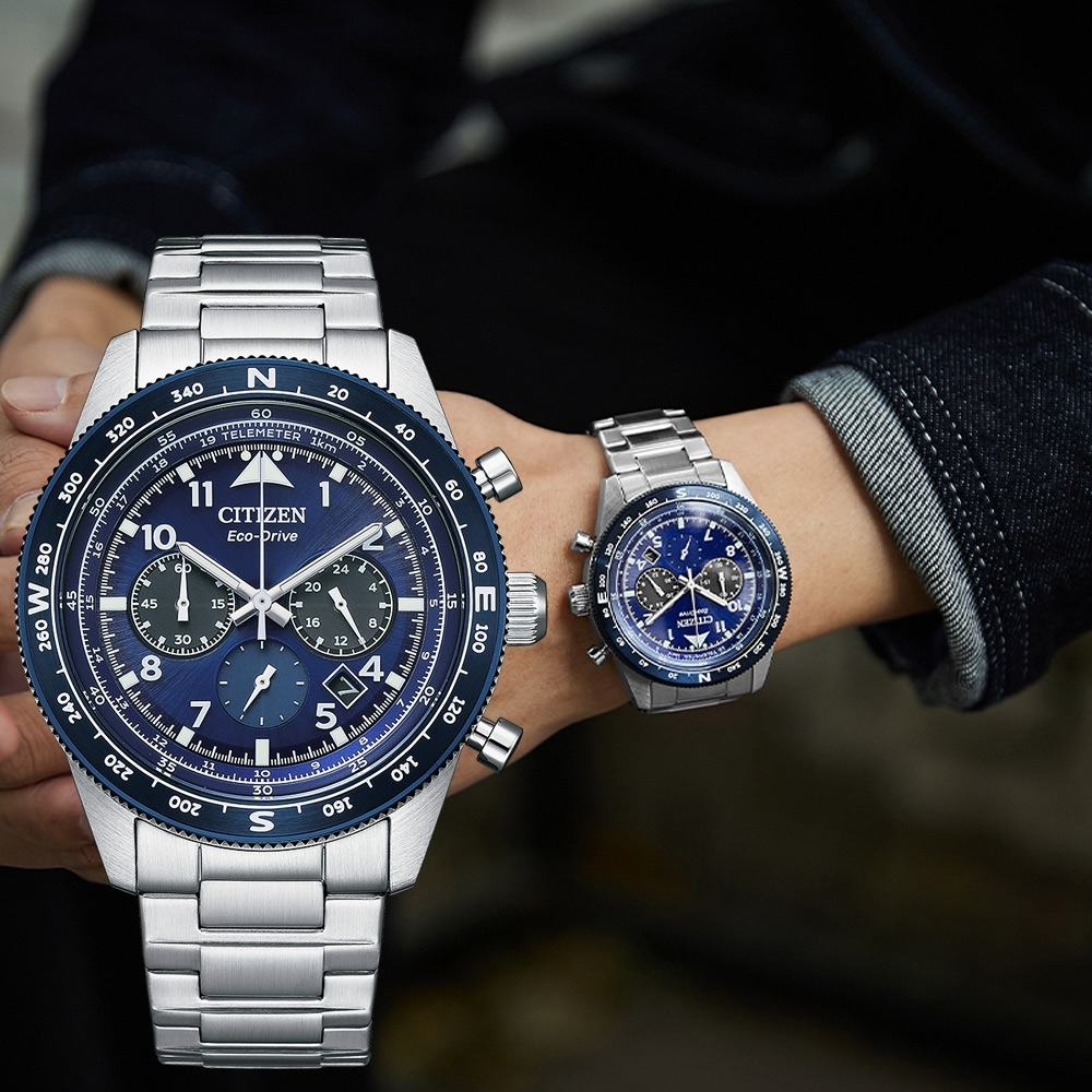 Citizen - Eco-Drive Gents Watch - CA4554-84L 星辰錶 光動能航空計時男錶