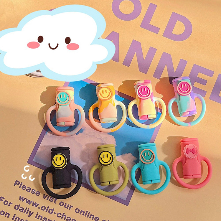 笑臉傳輸線保護套