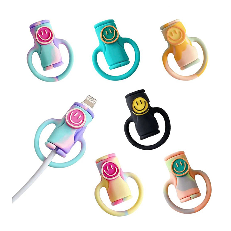 笑臉傳輸線保護套