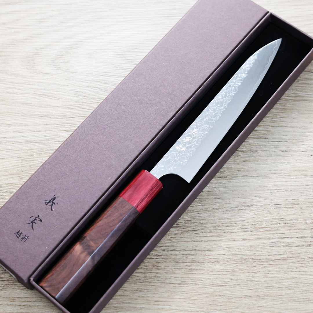 加藤義實 水波 蔬果刀 150mm SG2粉末HSS鋼