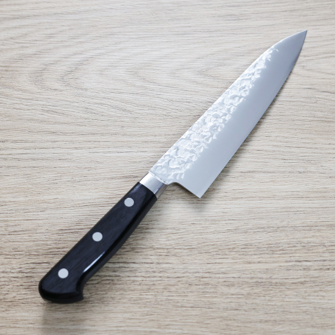 高村刃物 牛刀 180mm VG10 鎚目