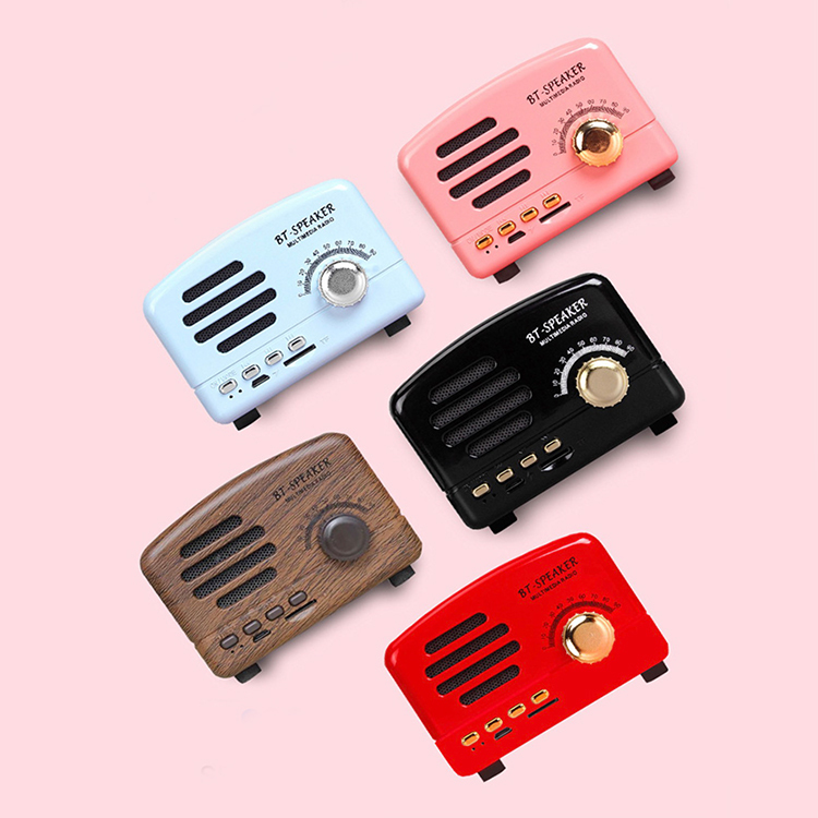 復古收音機造型藍芽音響