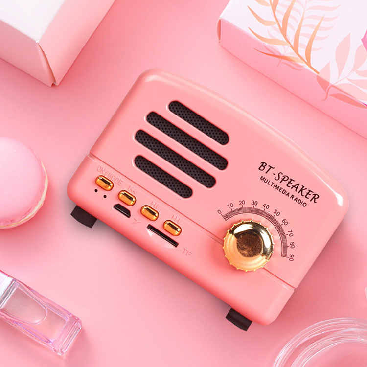 復古收音機造型藍芽音響