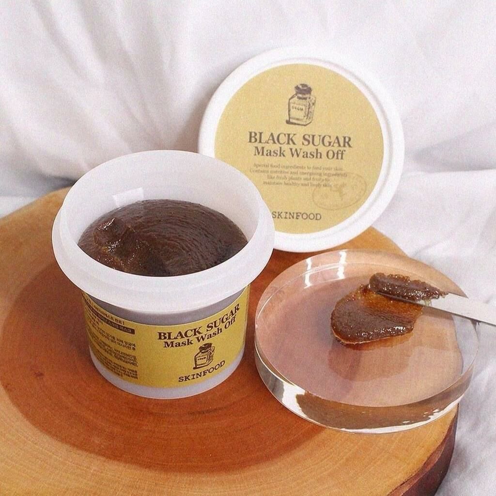 【團購】SKINFOOD Z122702 黑糖5合1光采精華面膜