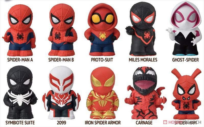 Ensky 代理版 盒玩 蜘蛛人 軟膠指偶 隨機出貨