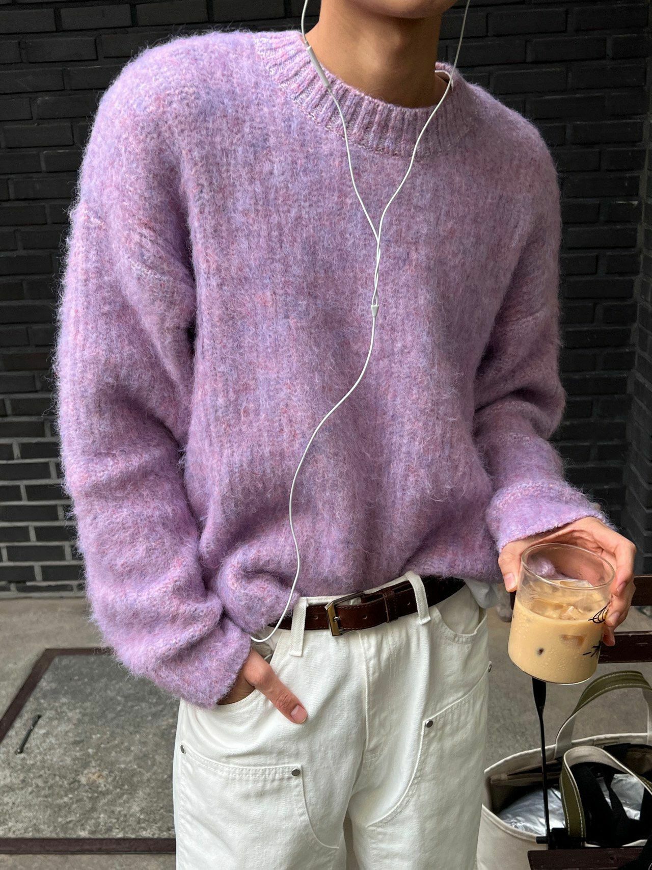 淨色圓領針織衫 PULSE-052T