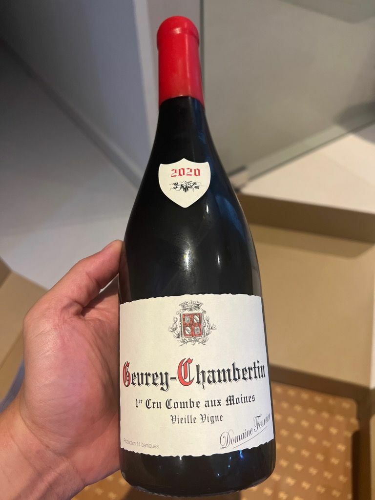 Fourrier Gevrey Chambertin 1er Cru Combe Aux Moines Vieille Vigne 2020 (RP93)