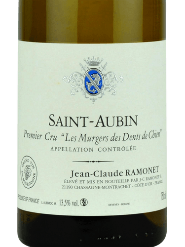 Ramonet Saint Aubin 1er Cru Les Murgets des Dents de Chien 2016 (RP92)