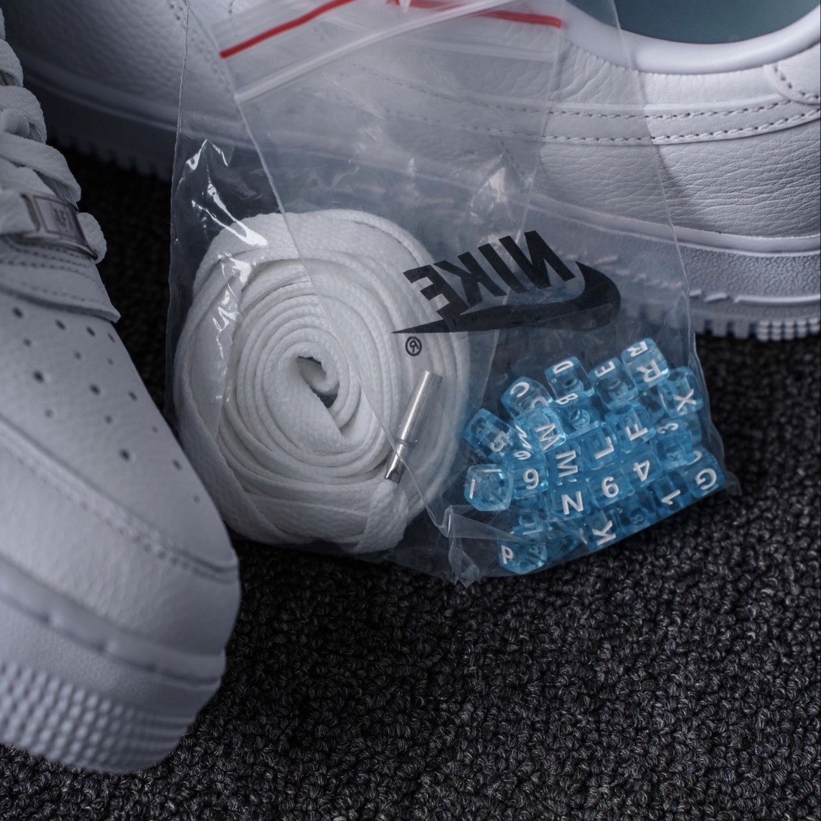 NOCTA x Nike Air Force 1 Low 特殊款 Drake聯名 純白 全白 串珠 CZ8065-100