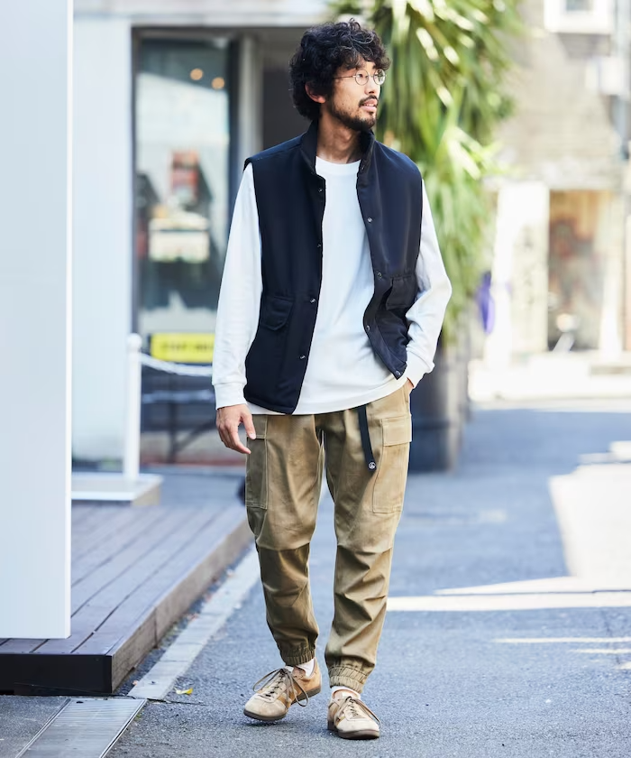 日本Freak store 工裝縮口長褲