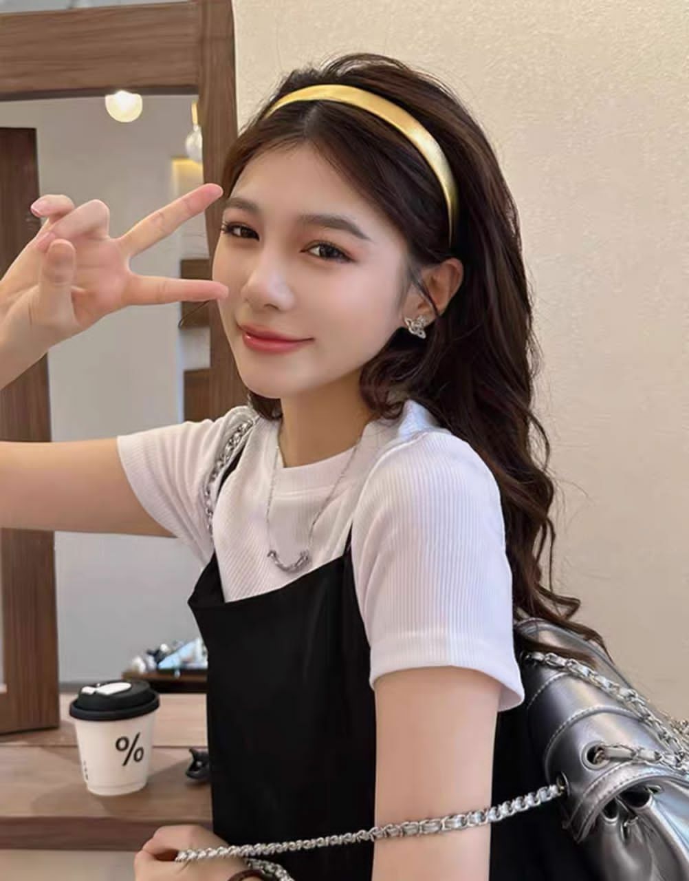 【2 FOR RM10】Leather Sweet and Cool Style Headband