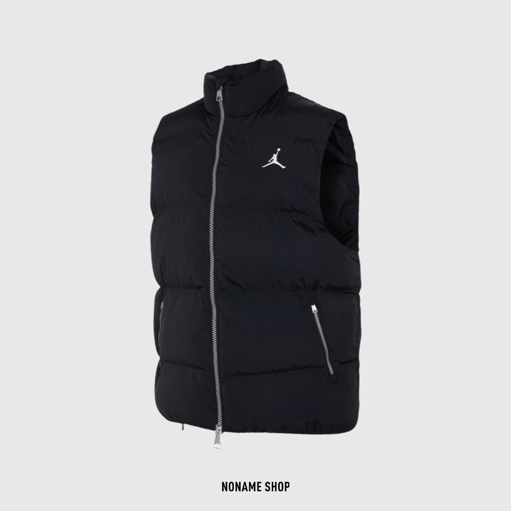 NIKE JORDAN 小飛人 保暖 羽絨背心 黑色 (男款)