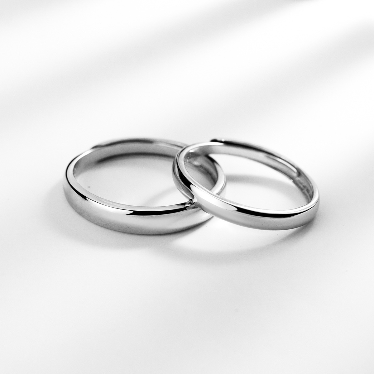 「平凡緊密」情侶戒指💍 ｜S925純銀或鍍銀｜活口對戒或閉口對戒｜免費刻字✒️｜