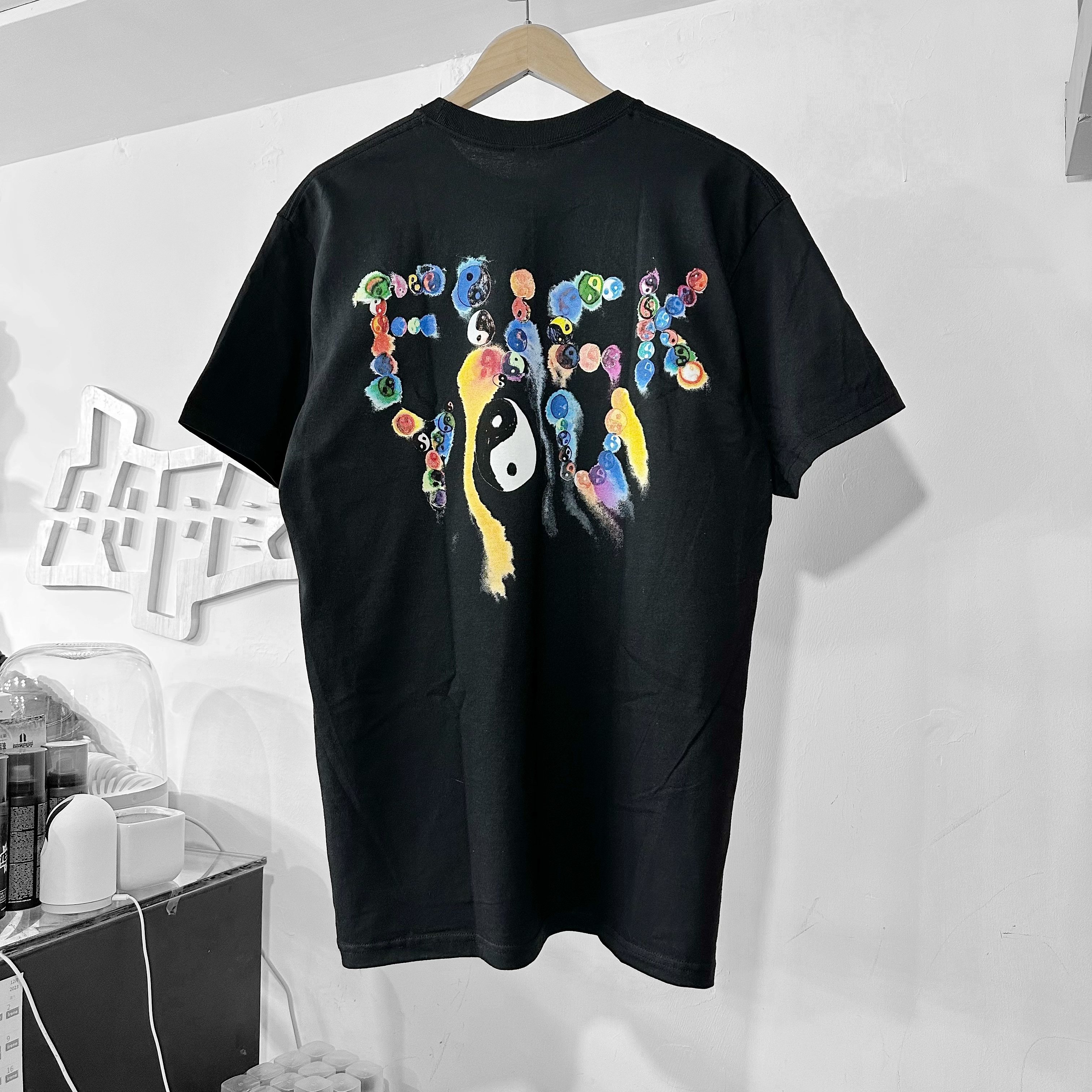 SUPREME FW23 YIN YANG TEE BLACK