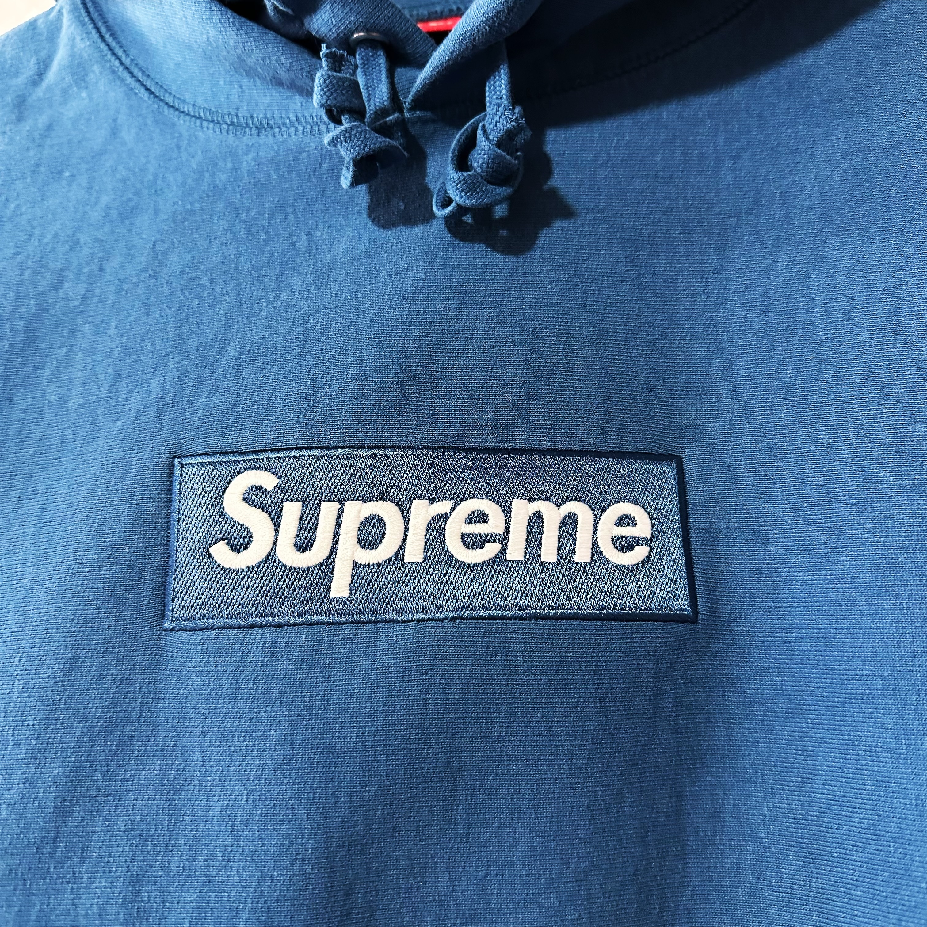 Supreme FW23 Box Logo Hoodie Blue