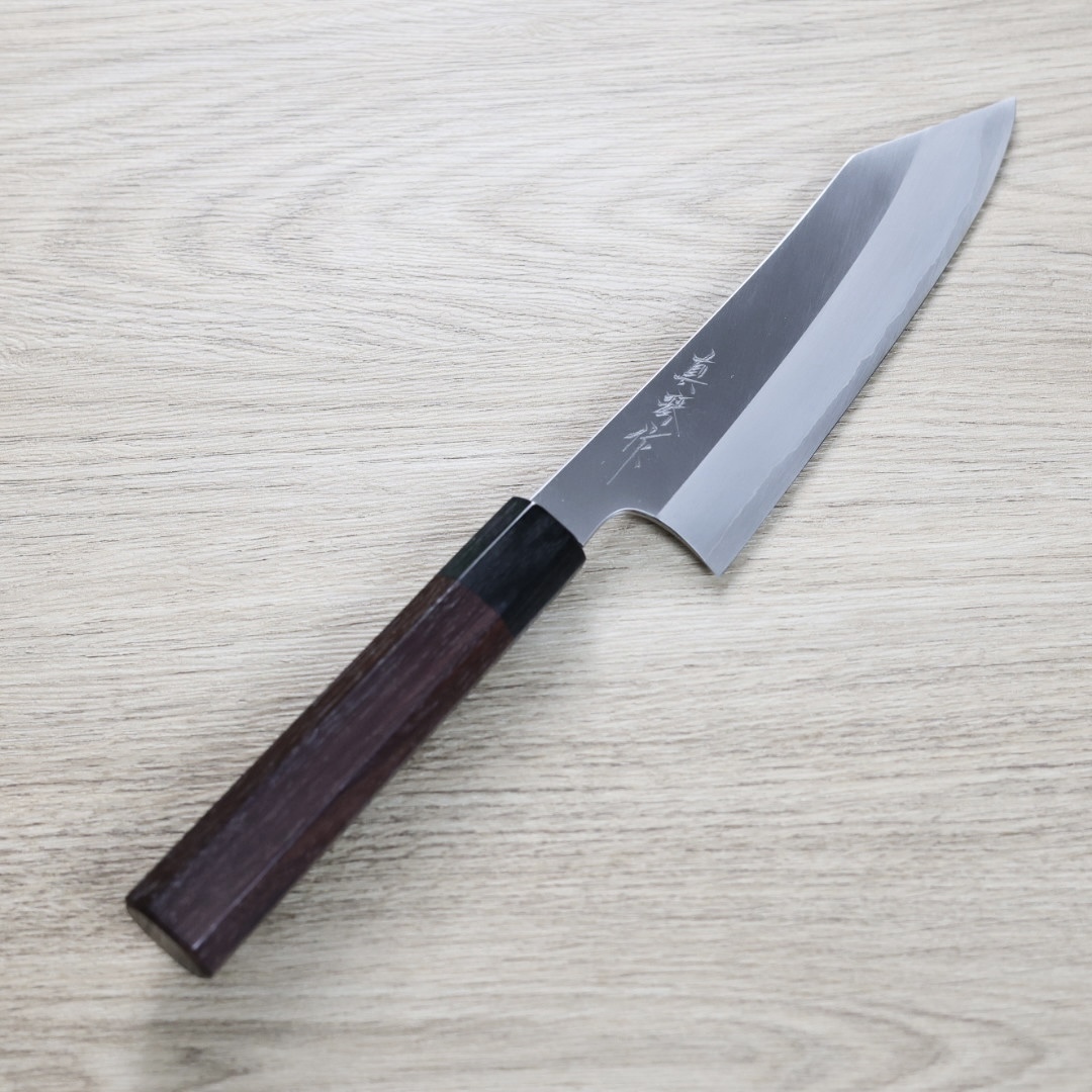 田所真琴 曲背切付三德刀 170mm 銀三鋼