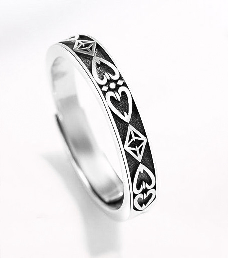 「幸福圓滿 」情侶戒指💍 ｜S925純銀｜活口對戒｜免費刻字✒️｜