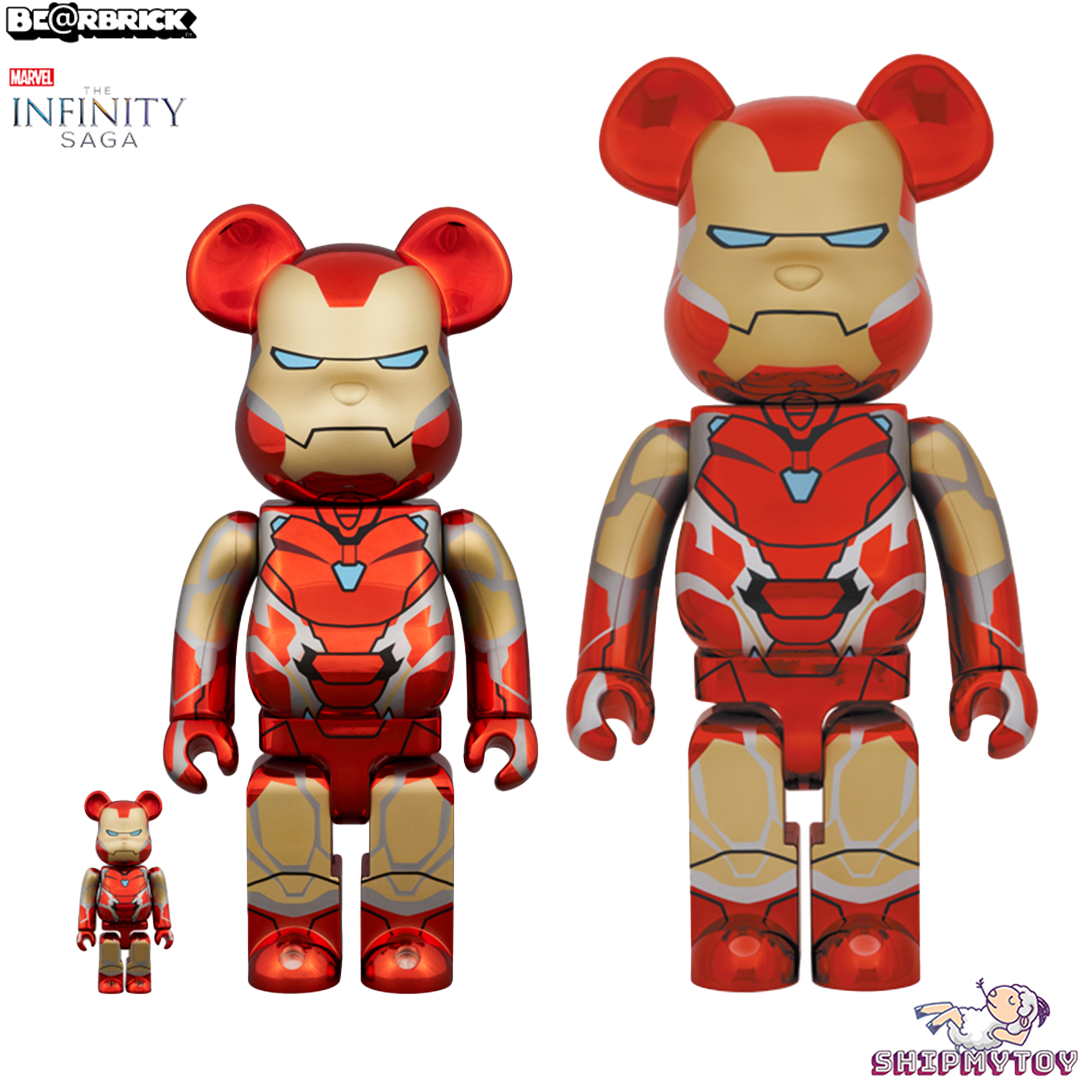 BE@RBRICK IRON MAN MARK85 CHROME Ver.
