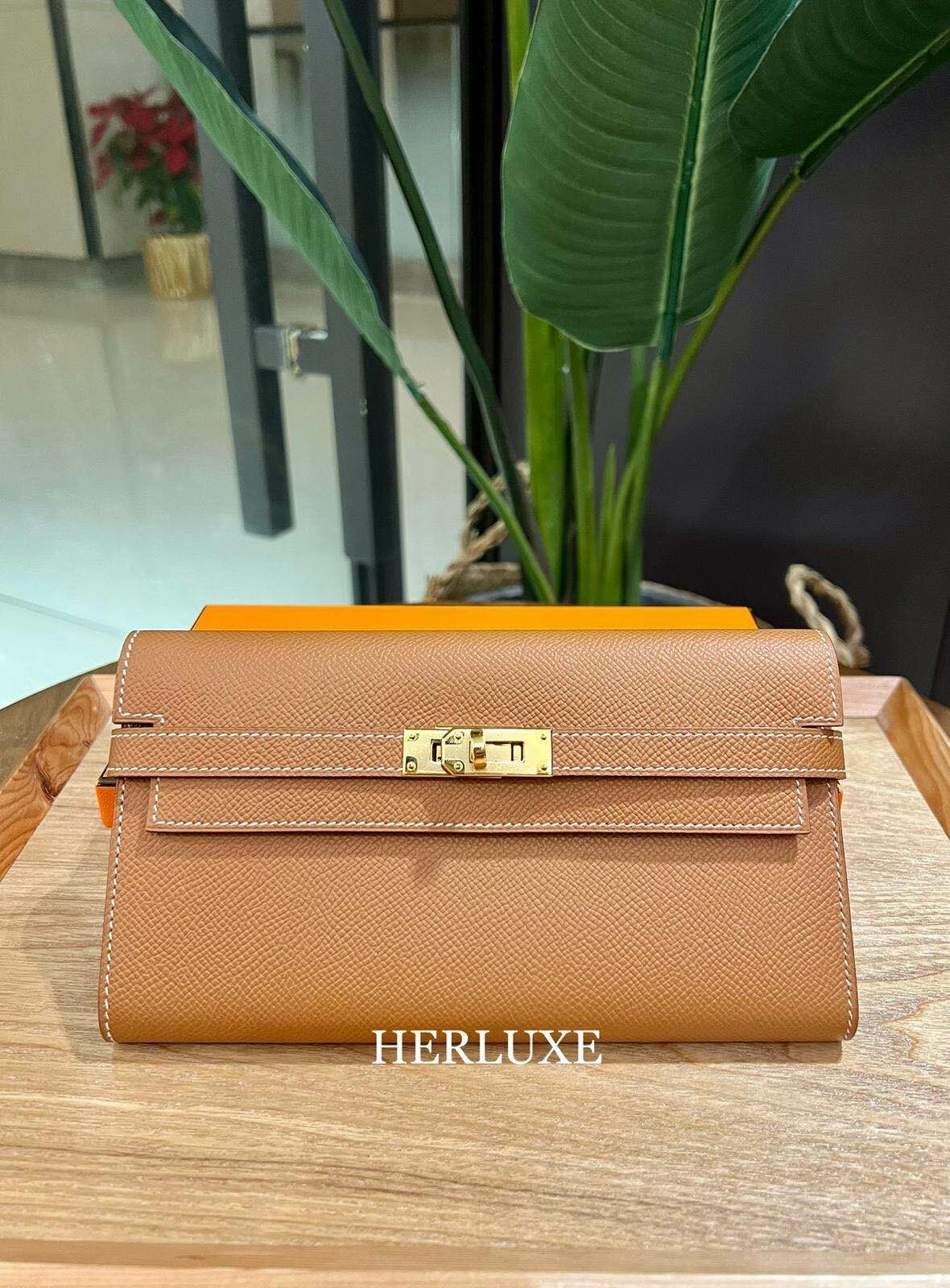 Kelly long wallet 37 gold cc epsom