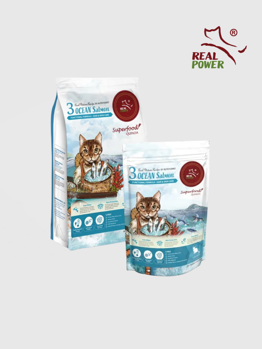 【瑞威RealPower】貓糧3號 海洋魚貝｜亮毛護膚配方