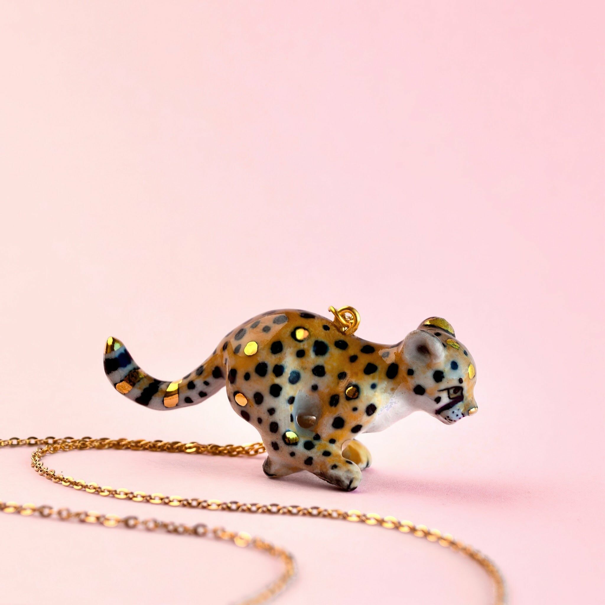 金斑紋獵豹 項鍊 Cheetah