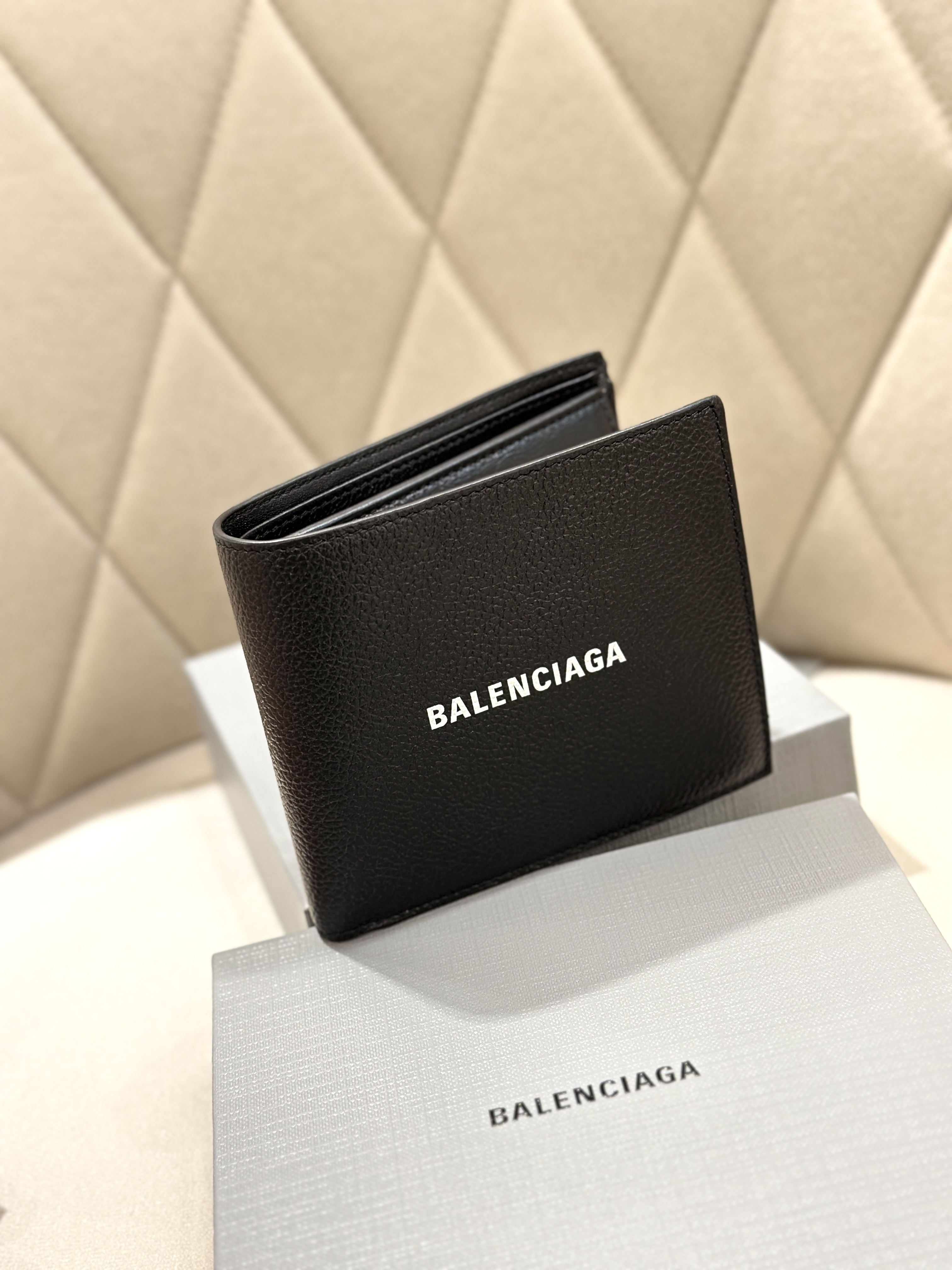BALENCIAGA Cash Square Folded Coin Wallet