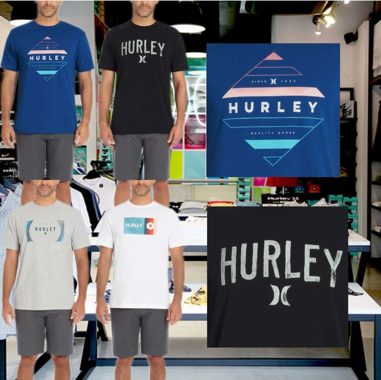 【預購】Hurley K1227292 一套二件tee