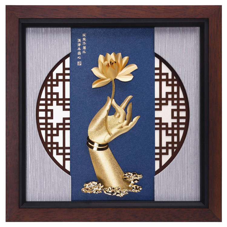 鹿港窯禮品館│佛手蓮花