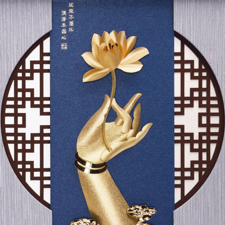 鹿港窯禮品館│佛手蓮花