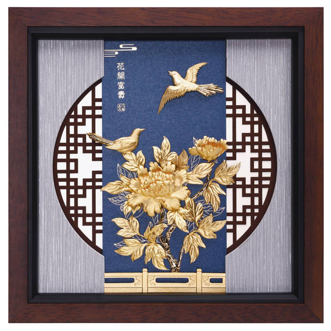 鹿港窯禮品館│花開富貴