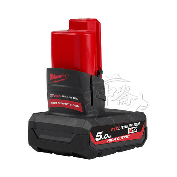 ＊中崙五金【附發票】Milwaukee 美沃奇 12V鋰電高輸出 5.0AH電池 M12HB5