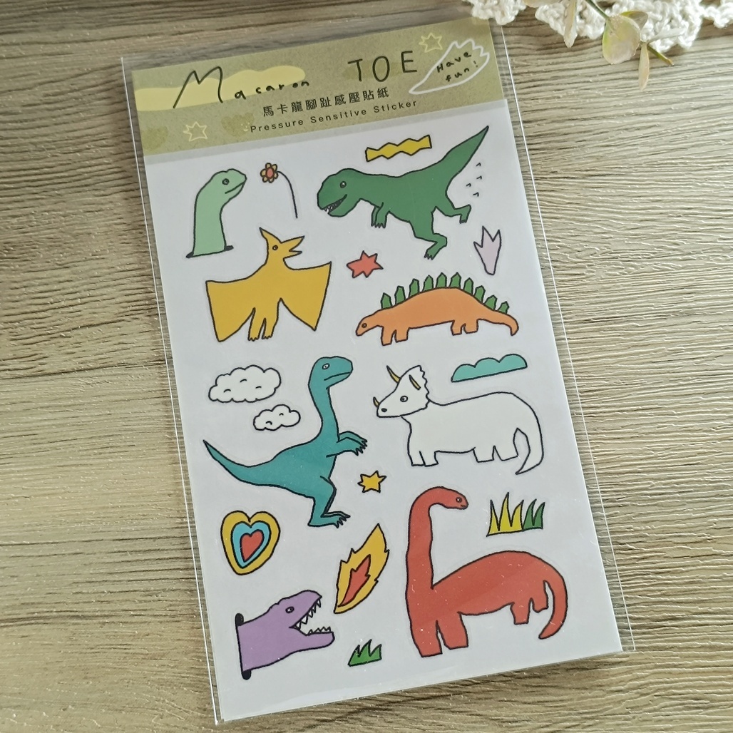 馬卡龍腳趾．轉印貼紙 多款