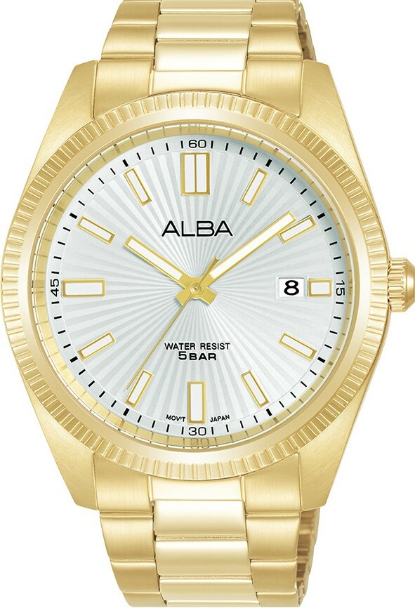 萬年鐘錶 - ALBA   雅柏錶  經典復古全金系列素雅男錶  AS9S60X1 / VJ42-X353K  錶徑42.2MM