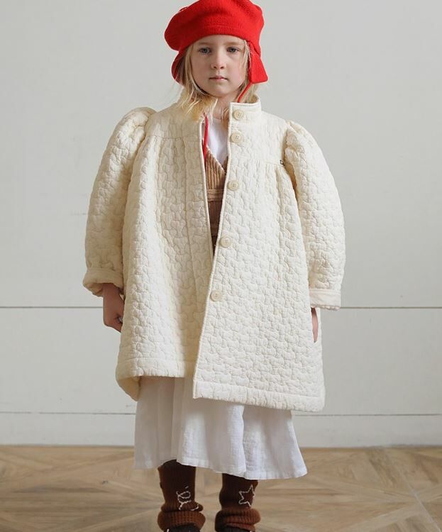 TAMBERE 大澎袖絎縫外套  Adna Quilted Coat-IVORY