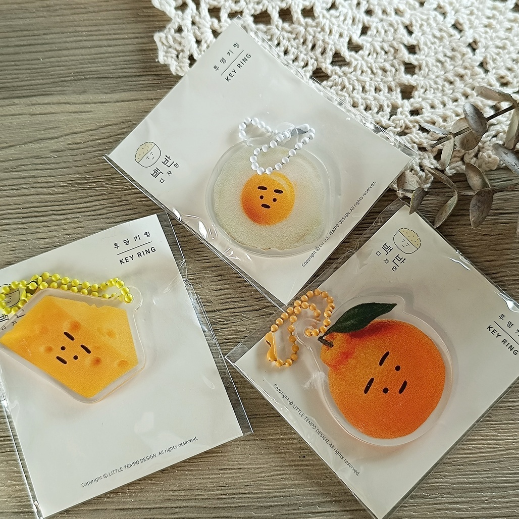 韓國BEAKBAN．壓克力鑰匙圈 共三款