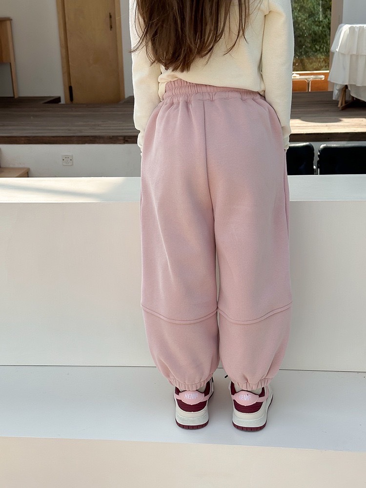 加絨保暖休閒運動褲