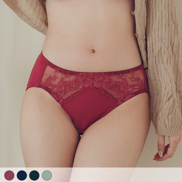 莓果藍調低腰三角涼感褲❄