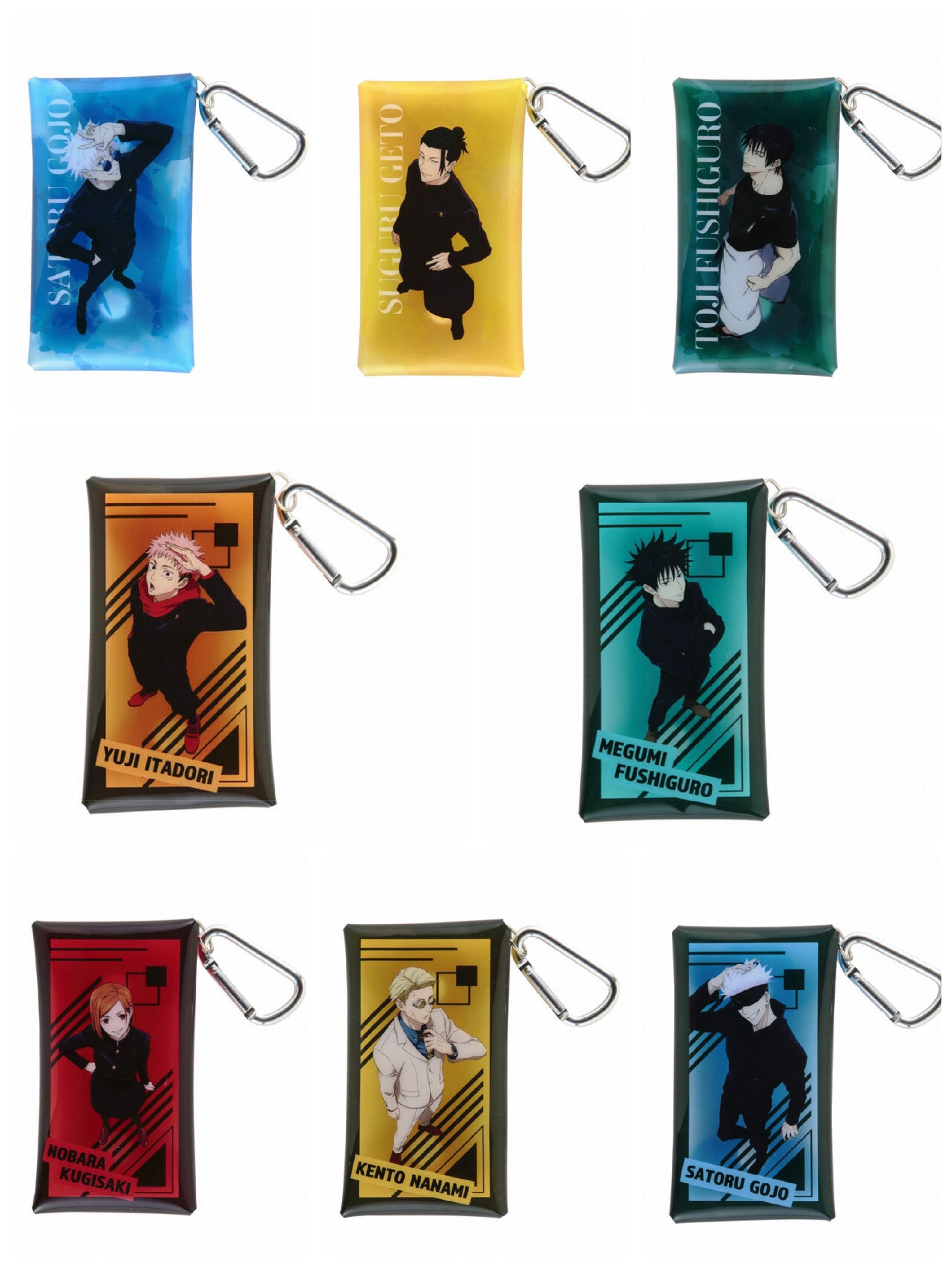 Pbandai 預訂 2024/7月 呪術廻戦　折りたたみクリアケース【描き下ろし】（全8種）